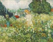 文森特威廉梵高 - 玛格丽特迦歇在花园里